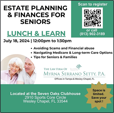 Estate Planning & Finances For Seniors